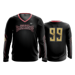 3326 FD Sport V-Neck Longsleeve OAK-CITY-BLACK-KNIGHTS