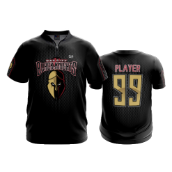 3326 FD Quarter Zip Batting Jacket SS OAK-CITY-BLACK-KNIGHTS