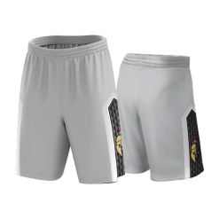 3326 UNISEX HIGH RISE BASKETBALL SQUARE MESH SHORTS CL OAK-CITY-BLACK-KNIGHTS