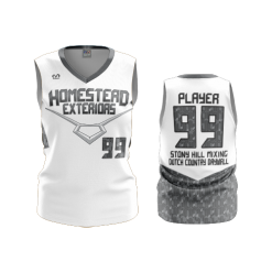 3312 FD Womens V-Neck Sleeveless HOMESTEAD-EXTERIORS-2