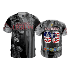 3320 FD ProTek Mens Full Button Down - CL AMERICAN-LEGION-1