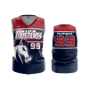 3323 FD Womens V-Neck Sleeveless OHIO-MUSTANGS-1