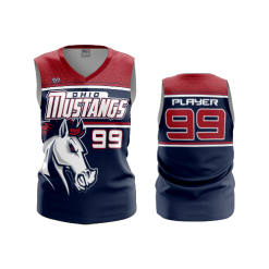 3323 FD Womens V-Neck Sleeveless OHIO-MUSTANGS-1