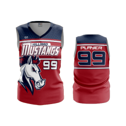 3323 FD Womens V-Neck Sleeveless OHIO-MUSTANGS-2
