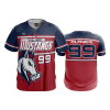 3323 FD ProTek Mens Full Button Down - CL OHIO-MUSTANGS-2