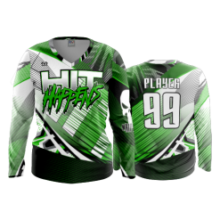 3318 FD Womens V-Neck Longsleeve HIT-HAPPENS-2