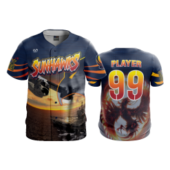 3316 FD ProTek Mens Full Button Down - CL SUNHAWKS-1