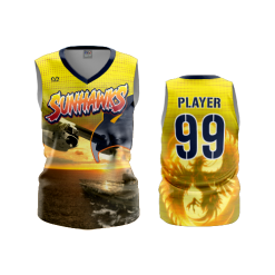 3316 FD Womens V-Neck Sleeveless SUNHAWKS-2