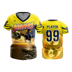 3316 FD Womens V-Neck SUNHAWKS-2