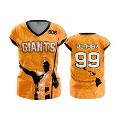 2024 FD Womens V-Neck Capsleeve MILLANI-GIANTS-ADDON-FLO INK + $5