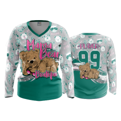 3333 FD Womens V-Neck Longsleeve MAMA-BEAR-2