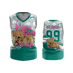3333 FD Womens V-Neck Sleeveless MAMA-BEAR-2