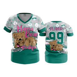 3333 FD Womens V-Neck MAMA-BEAR-2