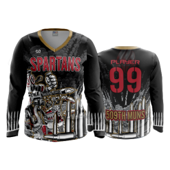 3330 FD Womens V-Neck Longsleeve SPARTANS-1