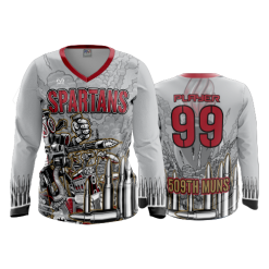 3330 FD Womens V-Neck Longsleeve SPARTANS-2