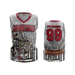 3330 FD Womens V-Neck Sleeveless SPARTANS-2