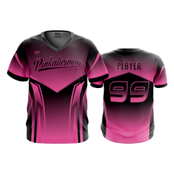 2847 FD Sport V-Neck MENS PINKALICIOUS-GREY-1