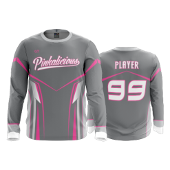2847 FD Long Sleeve MENS PINKALICIOUS-GREY-2