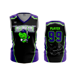 3332 FD Womens V-Neck Sleeveless MELONHEADS-1-FLO INK + $5