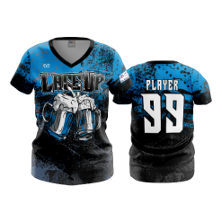 1169 FD Womens V-Neck LACE-UP-1