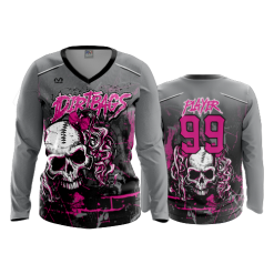 3354 FD Womens V-Neck Longsleeve DIRTBAGS-2