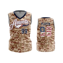 2701 FD Womens V-Neck Sleeveless AMVETS-1