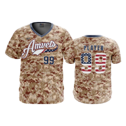 2701 FD Sport V-Neck MENS AMVETS-1