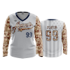 2701 FD Womens V-Neck Longsleeve AMVETS-2