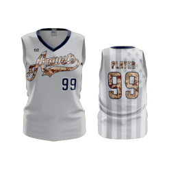 2701 FD Womens V-Neck Sleeveless AMVETS-2