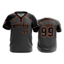 2939 FD MENS 2 BUTTON SCOOP NECK CL WAVERLY-BASEBALL-1