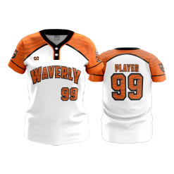 2939 FD WOMENS 2 BUTTON SCOOP NECK CL WAVERLY-BASEBALL-2