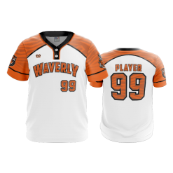 2939 FD MENS 2 BUTTON SCOOP NECK CL WAVERLY-BASEBALL-2