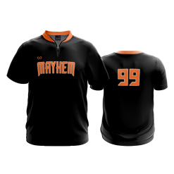 3257 FD Quarter Zip SS - Ribbed Collar - CL WESTSIDE-MAYHEM-BASKETBALL