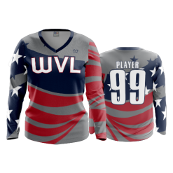 2826 FD Womens V-Neck Longsleeve WV-LIBERTY-MERICA-1