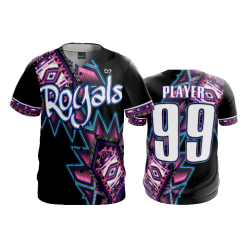 2664 FD ProTek Mens Full Button Down - CL ROYALS-1