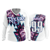 2664 FD Womens V-Neck Longsleeve ROYALS-2