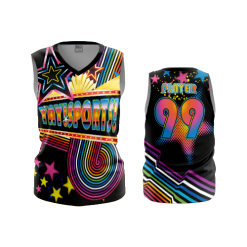 3349 FD Womens V-Neck Sleeveless YAY-SPORTS-1