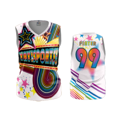 3349 FD Womens V-Neck Sleeveless YAY-SPORTS-2