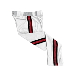 3356 CL WHITE CUSTOM BRAID MENS PANT HURRICANES-2