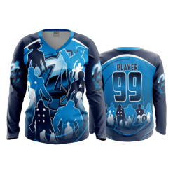 3348 FD Womens V-Neck Longsleeve AVENGERS-1