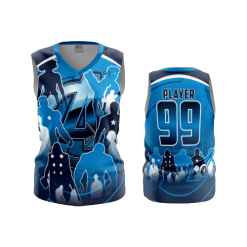 3348 FD Womens V-Neck Sleeveless AVENGERS-1