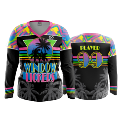 3358 FD Womens V-Neck Longsleeve STB3-WINDOW-LICKERS-1