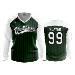 3368 FD Womens V-Neck Longsleeve UNATHLETICS-1