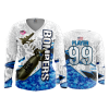 3370 FD Womens V-Neck Longsleeve COUNTY-SEAT-BAR-AND-GRILLE-2