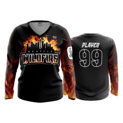 2691 FD Womens V-Neck Longsleeve SEATTLE-WILDFIRE-2022-1