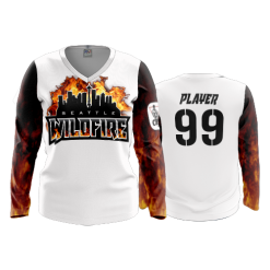 2691 FD Womens V-Neck Longsleeve SEATTLE-WILDFIRE-2022-2