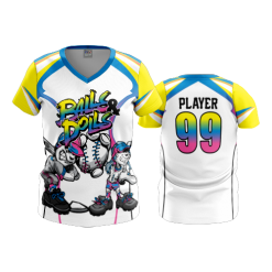 3372 FD Womens V-Neck BALLS-AND-DOLLS-2