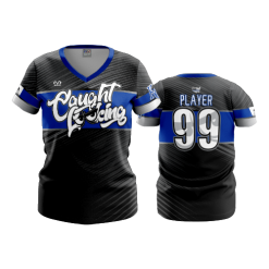 3378 FD Womens V-Neck CAUGHT-LOOKING-3