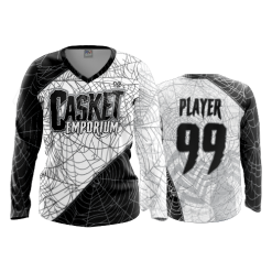 3374 FD Womens V-Neck Longsleeve CASKET-EMPORIUM-2