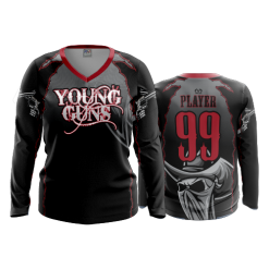 1435 FD Womens V-Neck Longsleeve YOUNG-GUNS-1